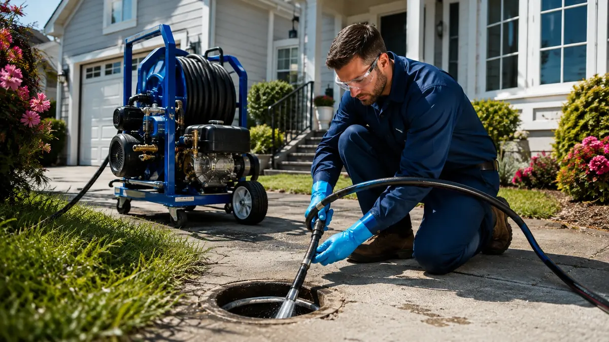 Residential Hydro Jet Drain Cleaning in Patton